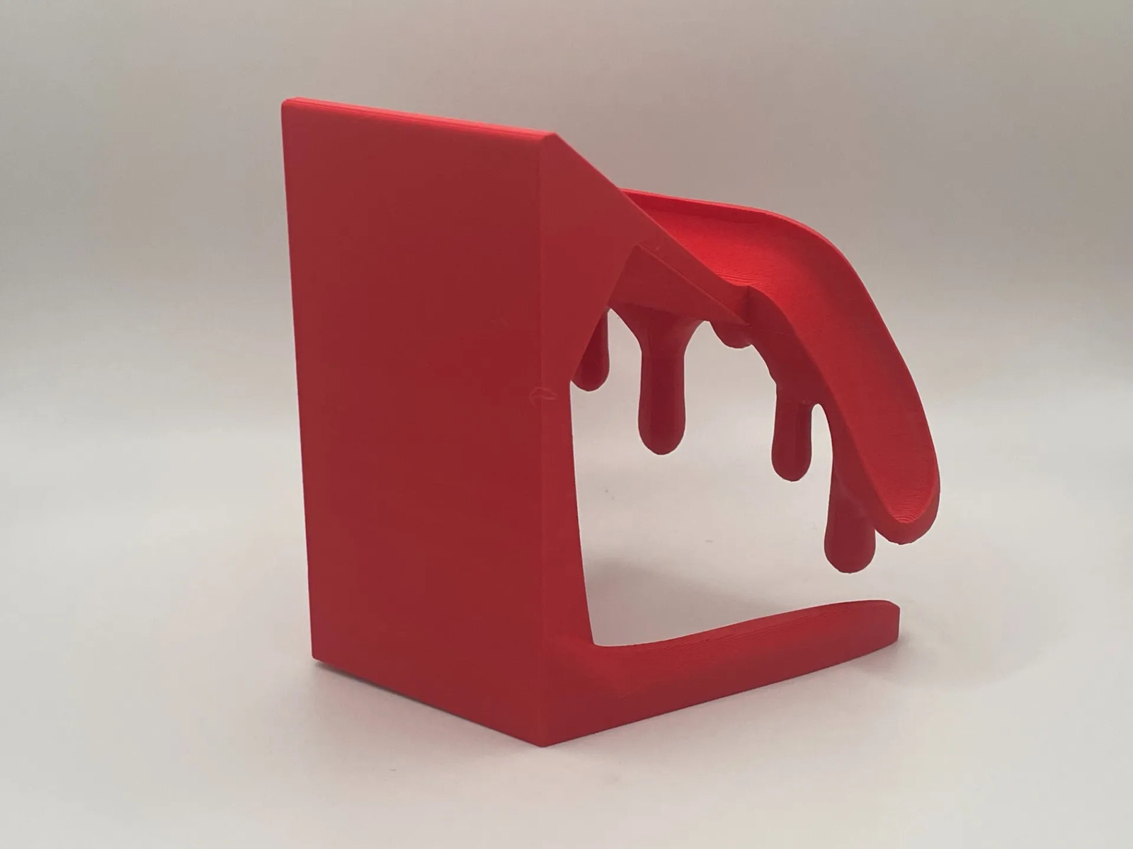 Xbox Series X S One Controller Stand Holder Red Dripping Melting Display Gaming