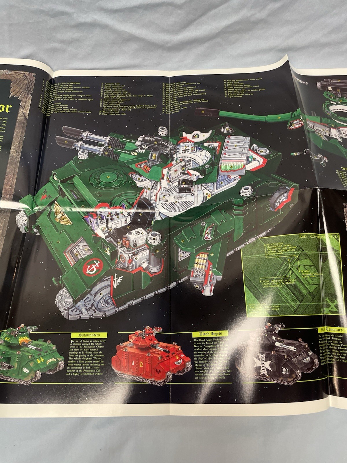 Warhammer Games Workshop White Dwarf Magazine 243 With Attached Predator Poster