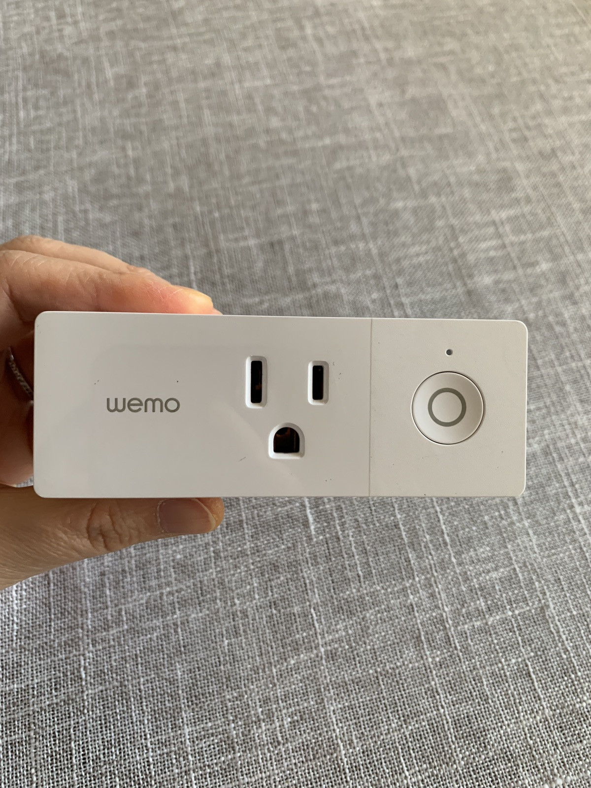 WeMo WiFi Enabled Mini Smart Plug White F7C063