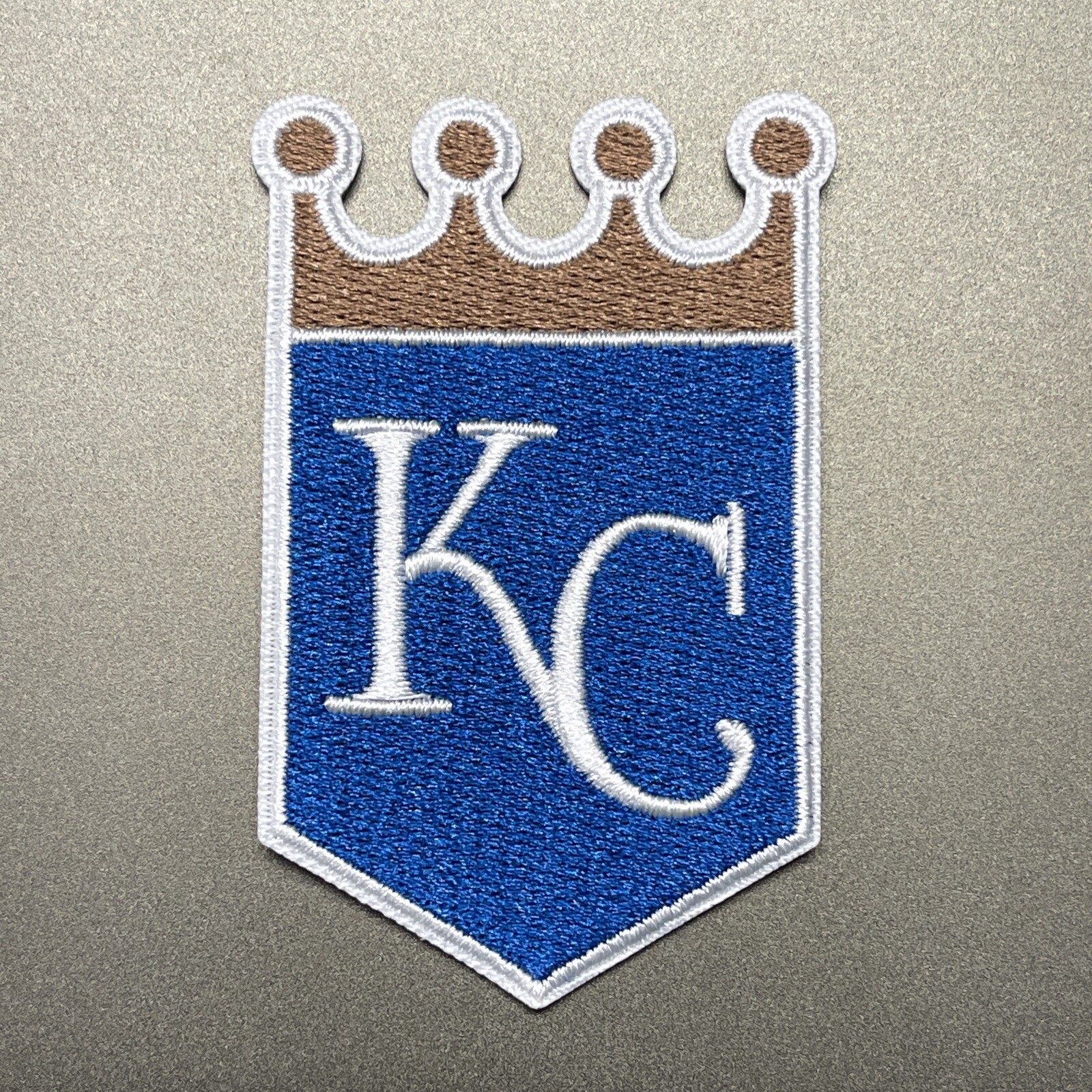 KC Royals Patch Embroidered Iron 2.75x2.85 Inch