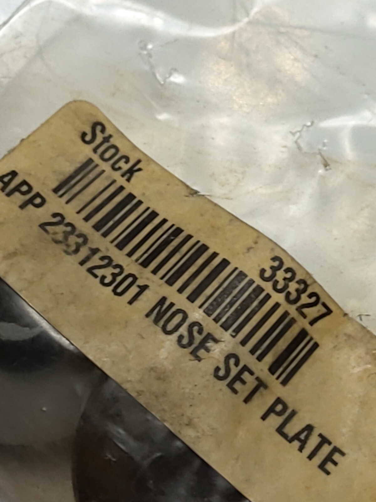 BOSTITCH NOSE SET PLATE 23312301 (NEW)