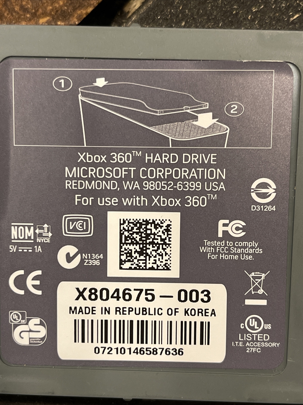 Microsoft Xbox 360 Official 20GB Hard Drive