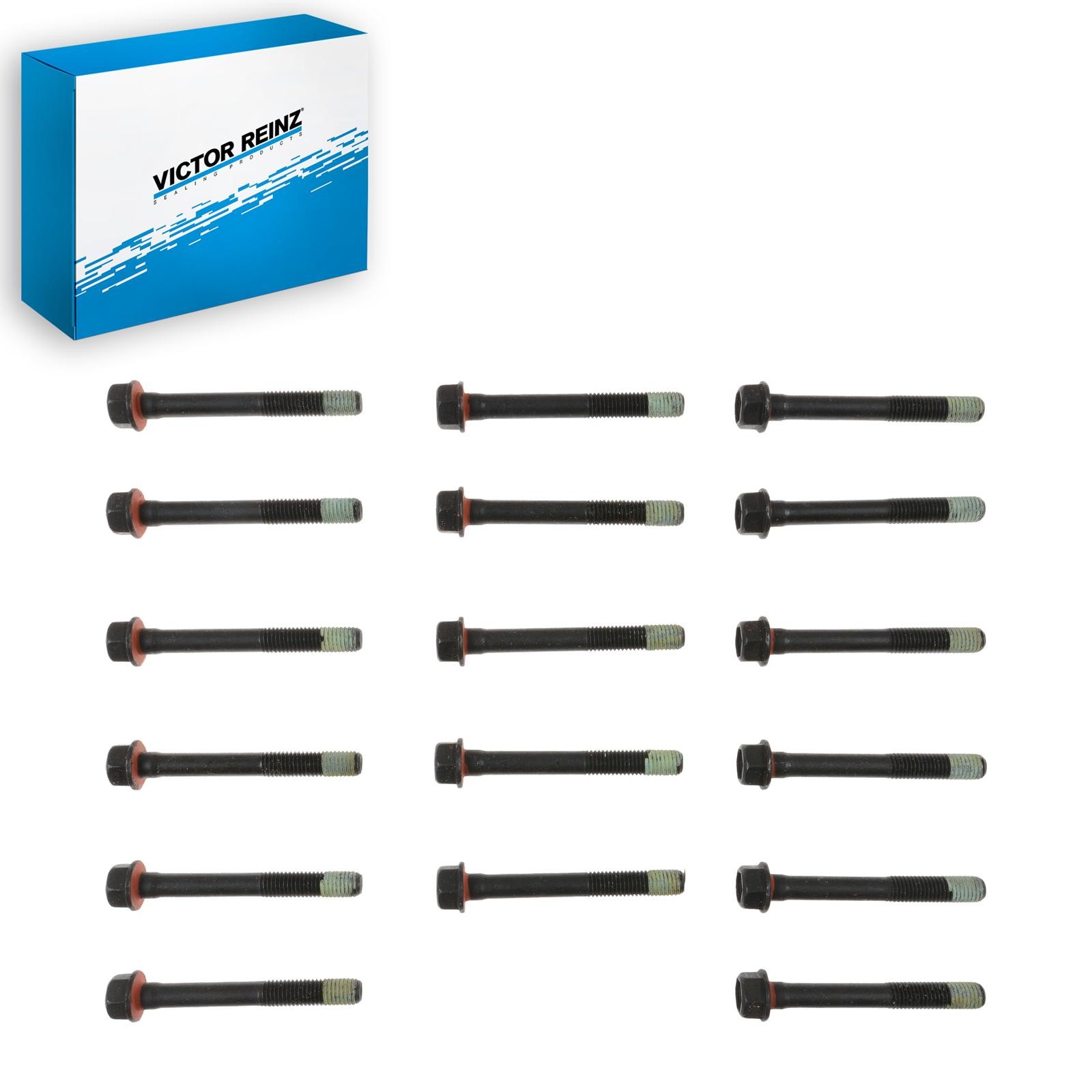 Victor Reinz Engine Cylinder Head Bolt Set For 1987-1991 GMC R1500 Suburban 6.2L