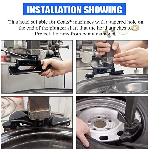 Tire Machine Changer Mount Head Plastic Nylon Mount/Demount Head Compatible