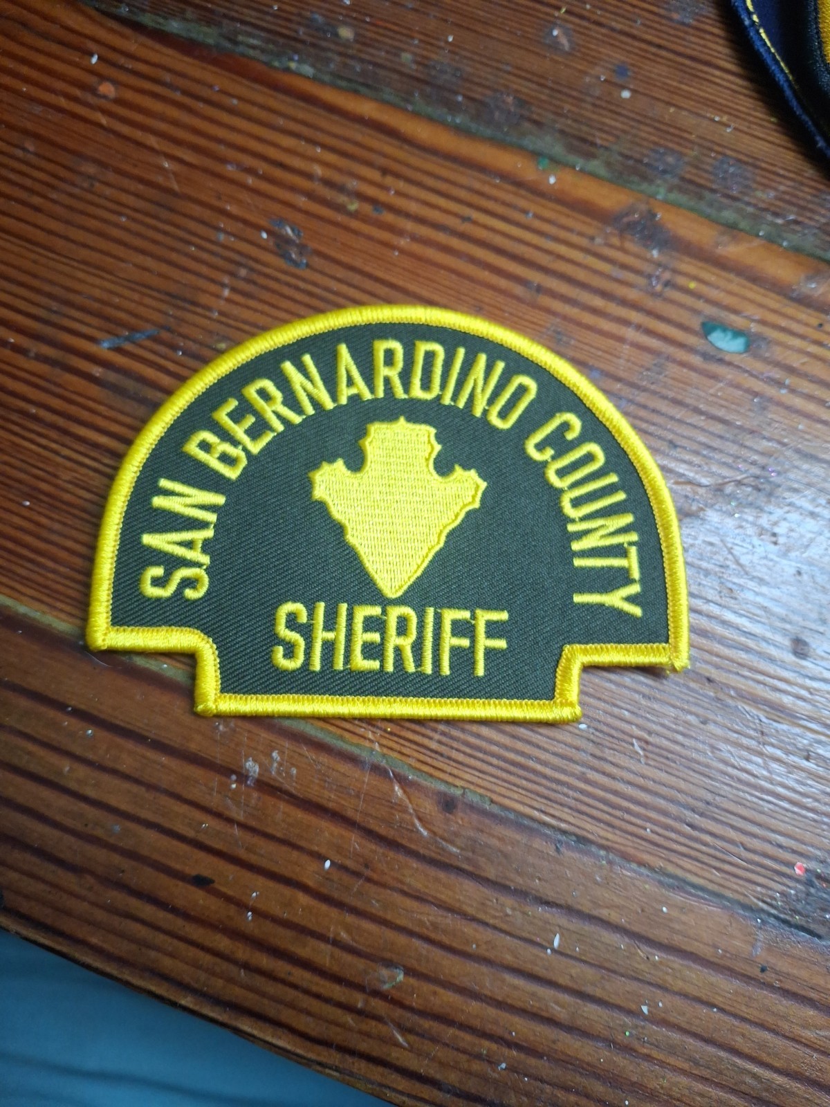 SAN BERNARDINO COUNTY CALIFORNIA SHERIFF SHOULDER PATCH