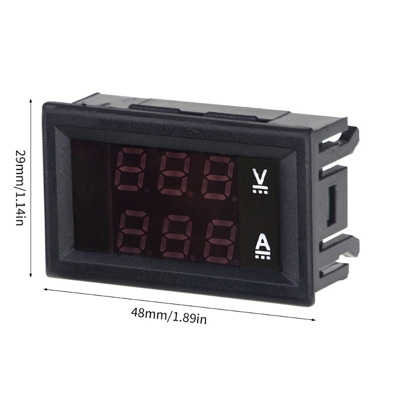 Precisions Two Digital Meter For Power 0-100V Voltages 10A Current