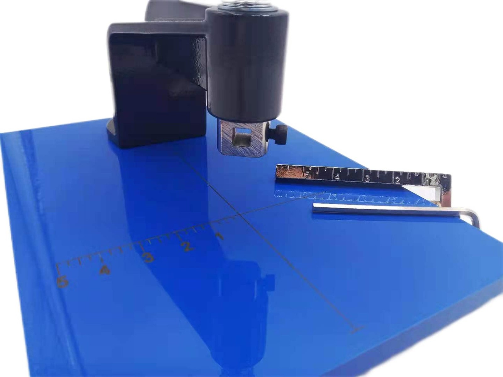 3/8" to 5" Lens Cutter Machine For Small Circles On Glass