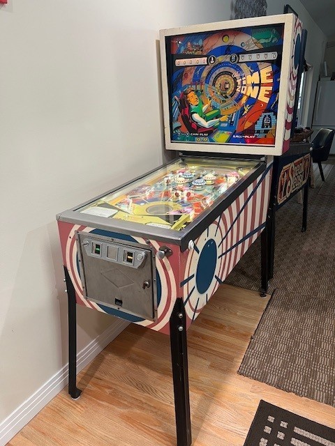 bally time zone pinball machine