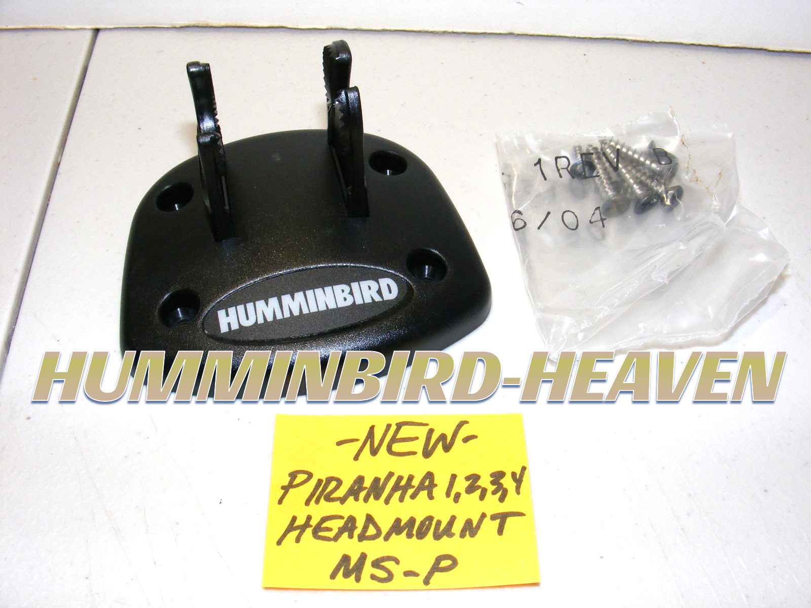 NEW HUMMINBIRD MS-P PIRANHA MAX P-MAX TILT ONLY (1st Gen) HEAD MOUNT BASE LQQK