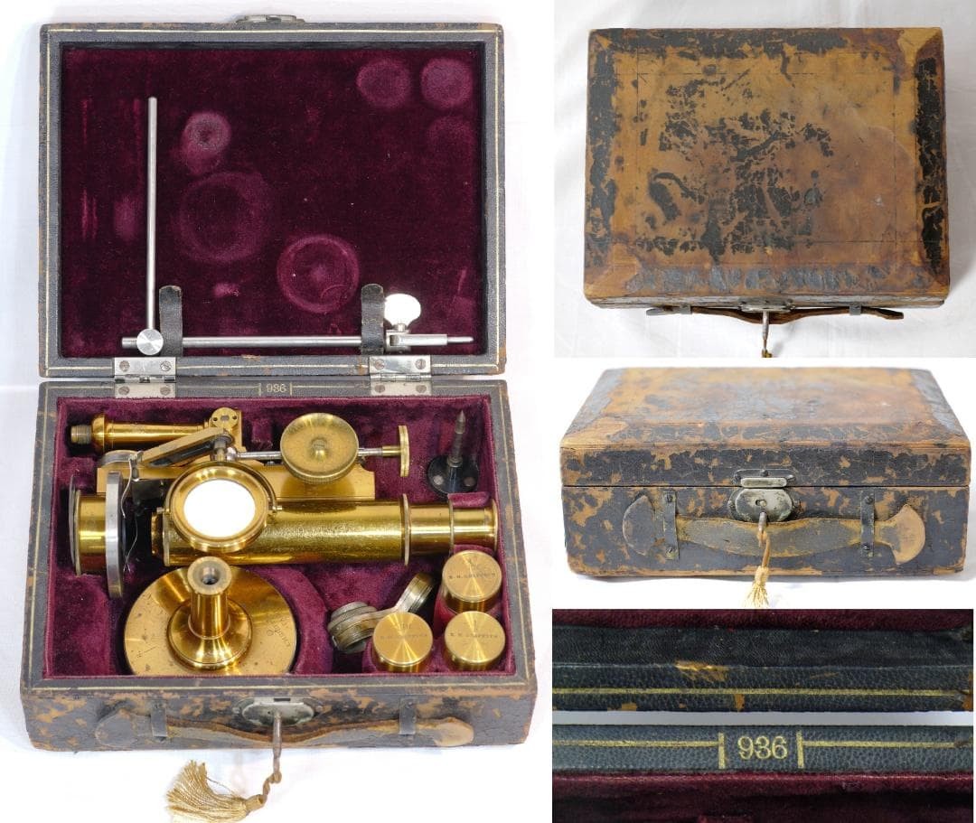 microscope antique Bausch & Lomb "Griffith Club" Microscope
