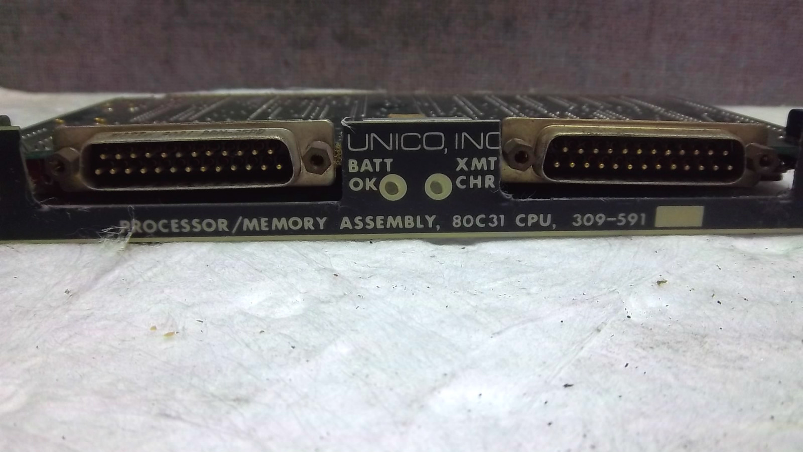 UNICO PROCESSOR/MEMORY ASSY 80C31 CPU 309-482 USED 309482