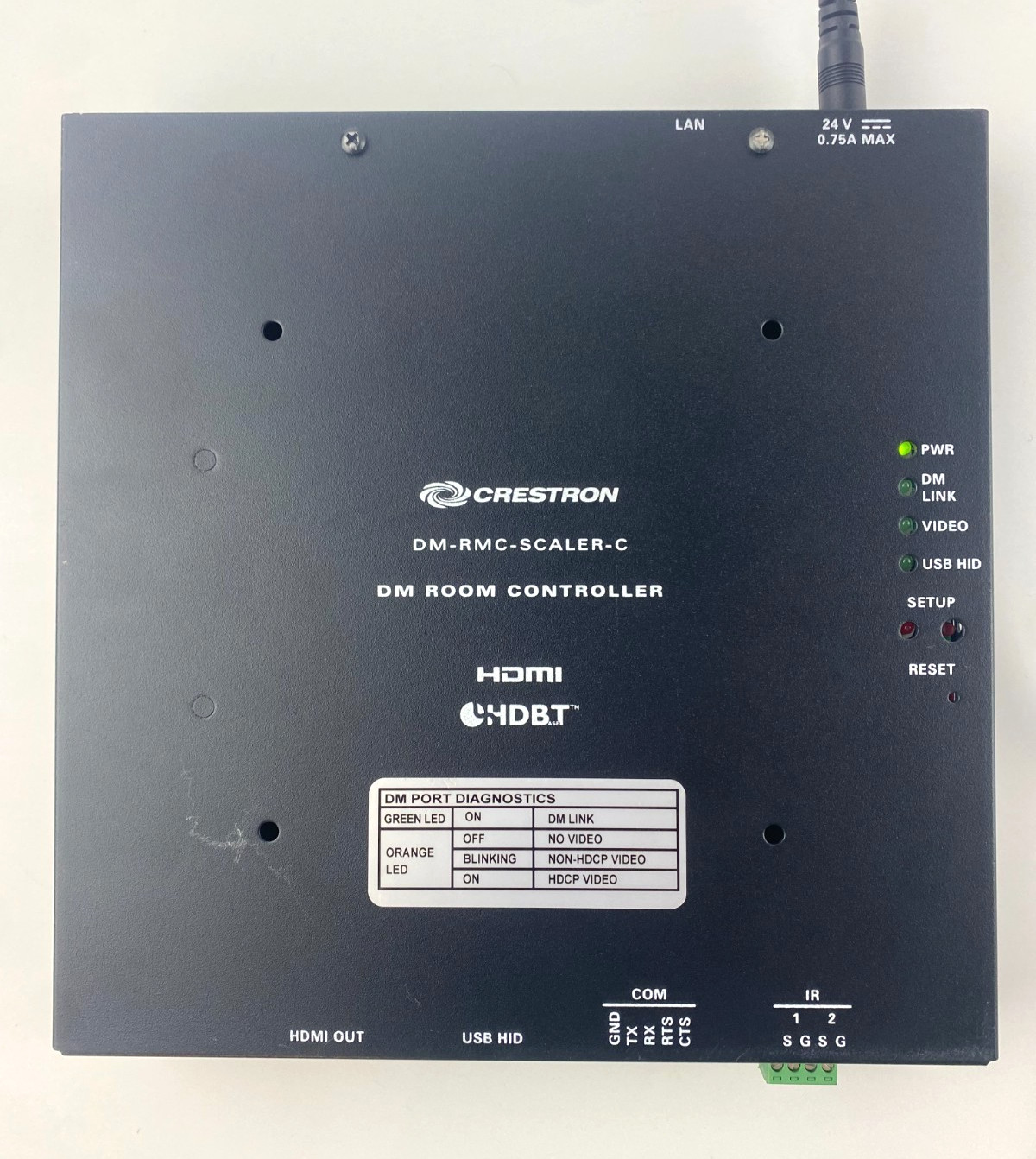 Crestron DM-RMC-SCALER-C DigitalMedia 8G+ Receiver & Room Controller, Tested