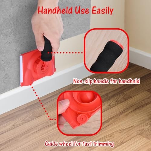 Paint Edge Trimmer, Paint Edger Tool for Walls with Two Replace Pad Adjustable