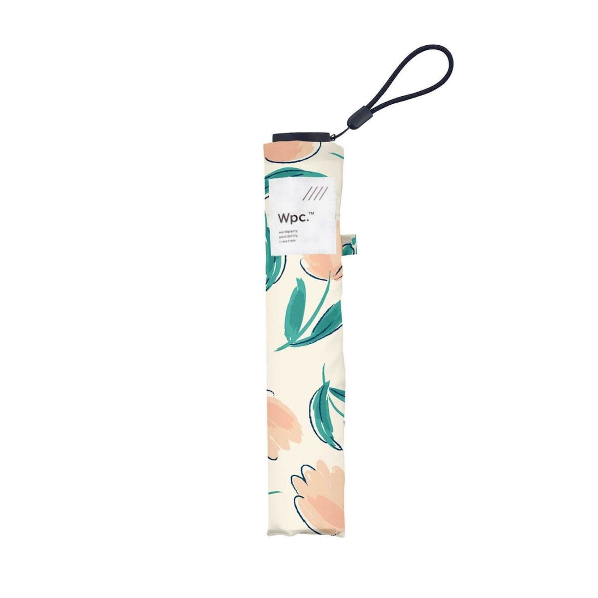 Japanese Tulips Sketch Lightweight Compact Umbrella with UV protection