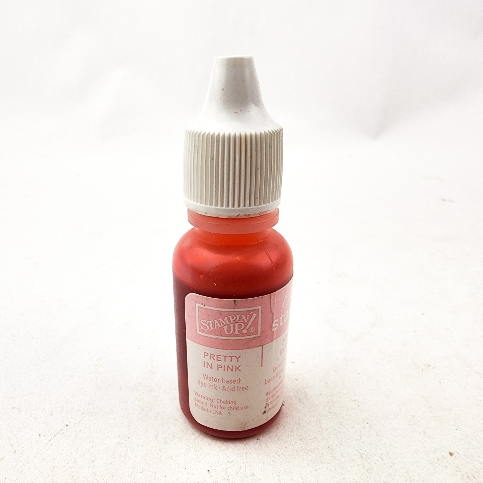 Stampin UP Classic Ink Refill Pretty in Pink Reinker Retired Water Based