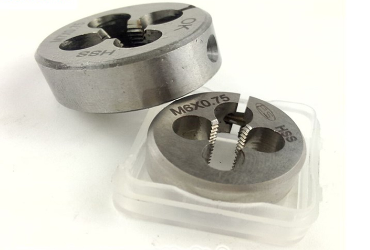 New 1pc M6 X 0.7mm  Right hand HSSE Metric Round Split Dies Fine Thread Die