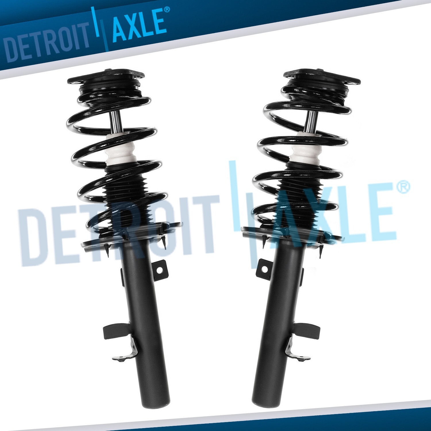 Front Driver and Passenger Struts w/ Coil Spring Set for 2015 - 2019 Lincoln MKC
