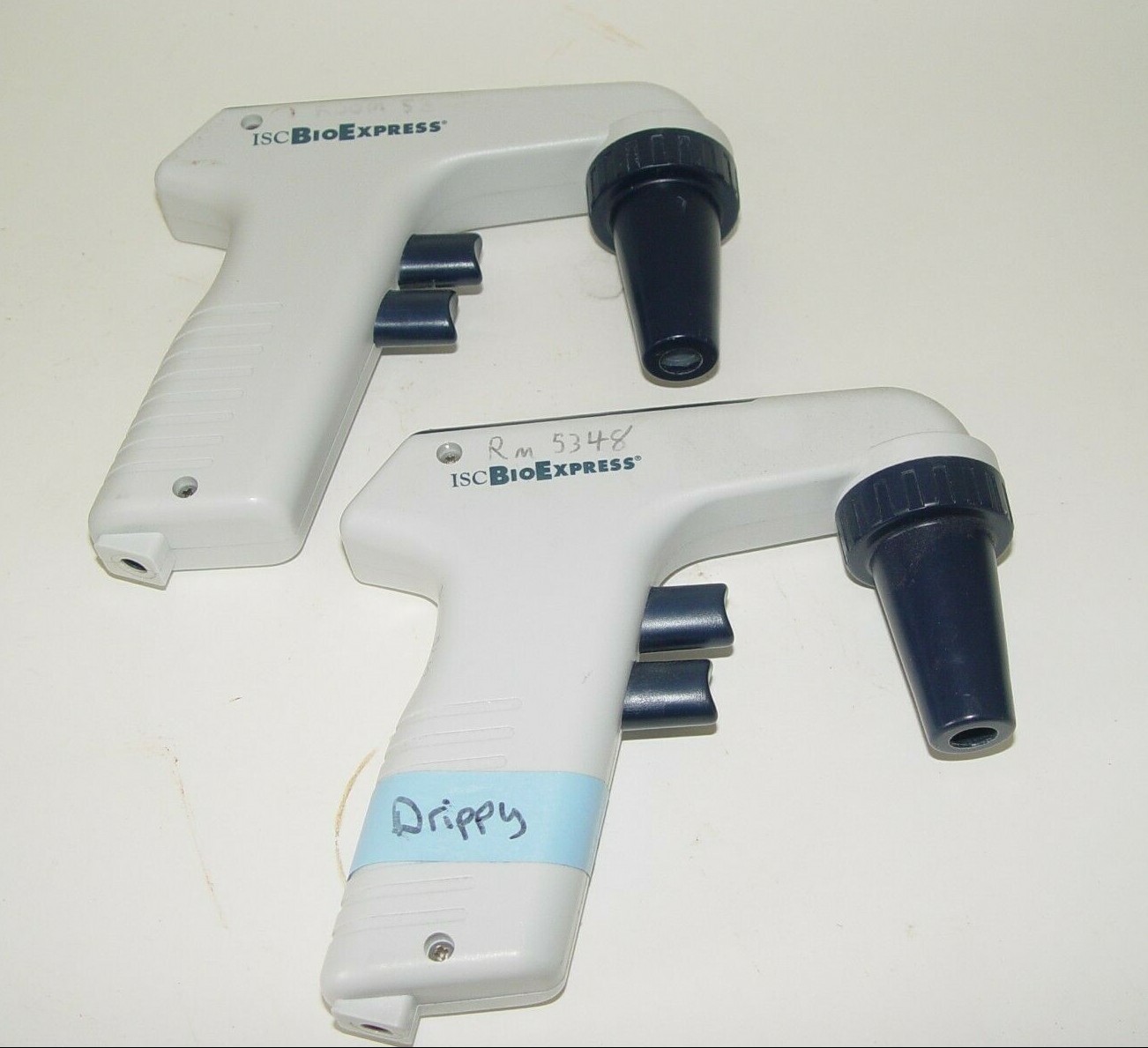 Lot of 2 ISC BioExpress GeneMate Pipette Controller Aid Assist, For Parts