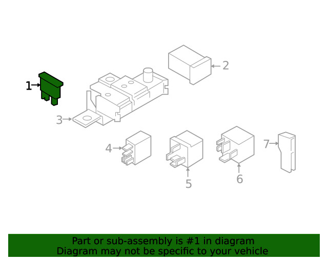 Genuine Volvo Multi-Purpose Fuse 31346549