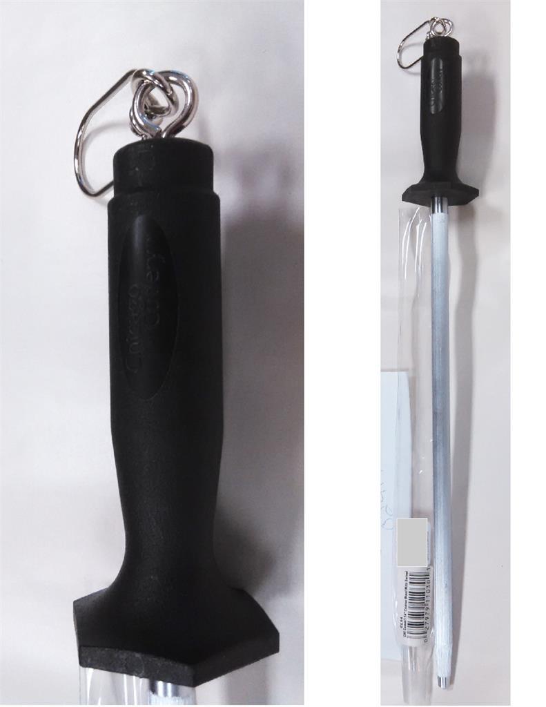 CHICAGO CUTLERY 14" Chefs Commercial HONING Course SHARPENING STEEL w/Swivel NEW
