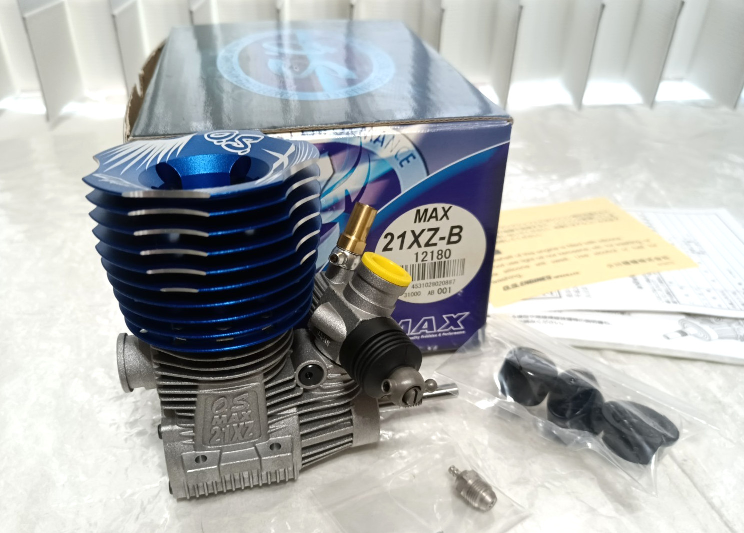 O.S. Engines MAX 21XZ-B .21 Nitro Off-Road Buggy Engine #12180 NIB