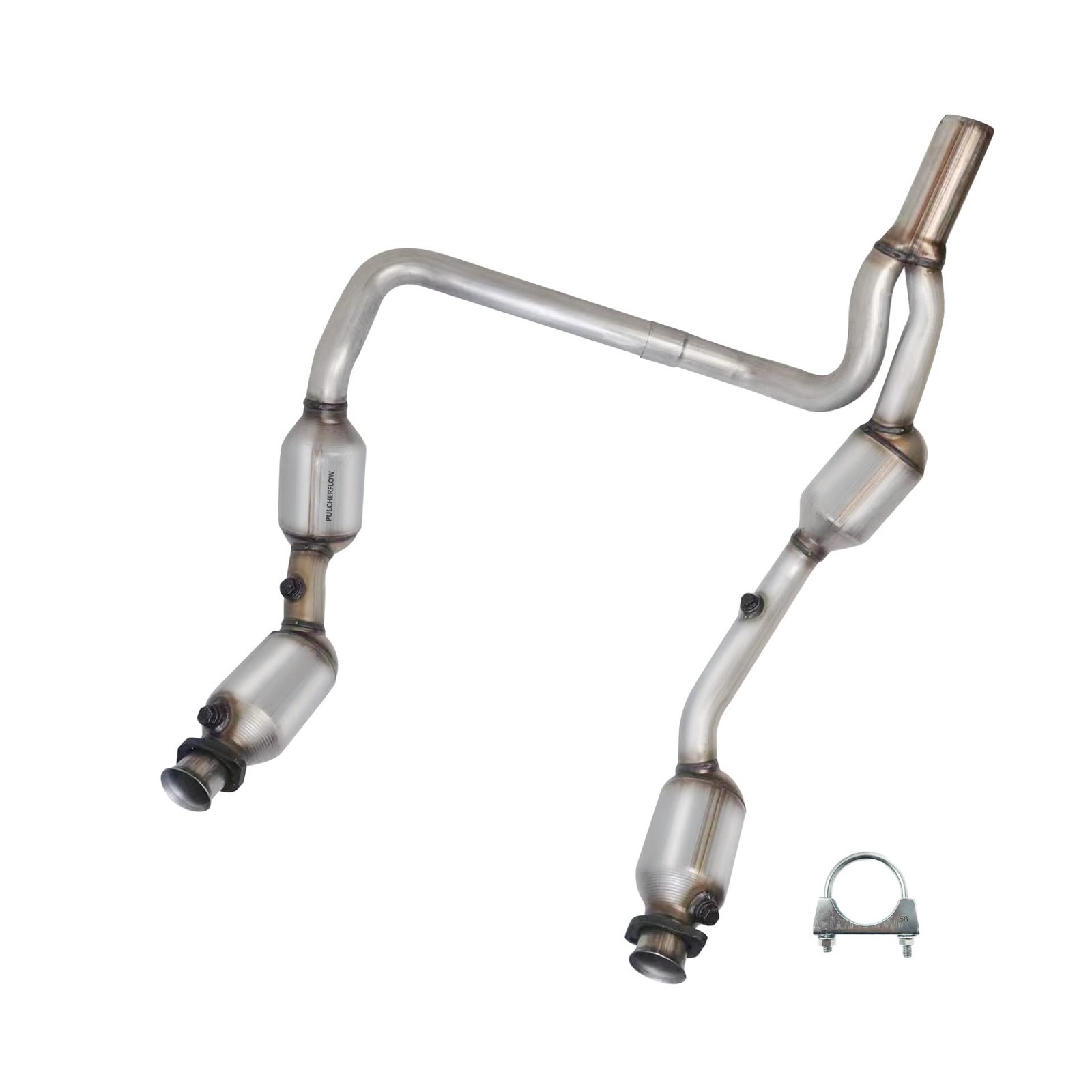 Front Catalytic Converter Compatible with 2007 2008 2009 Jeep Wrangler JK 3.8...