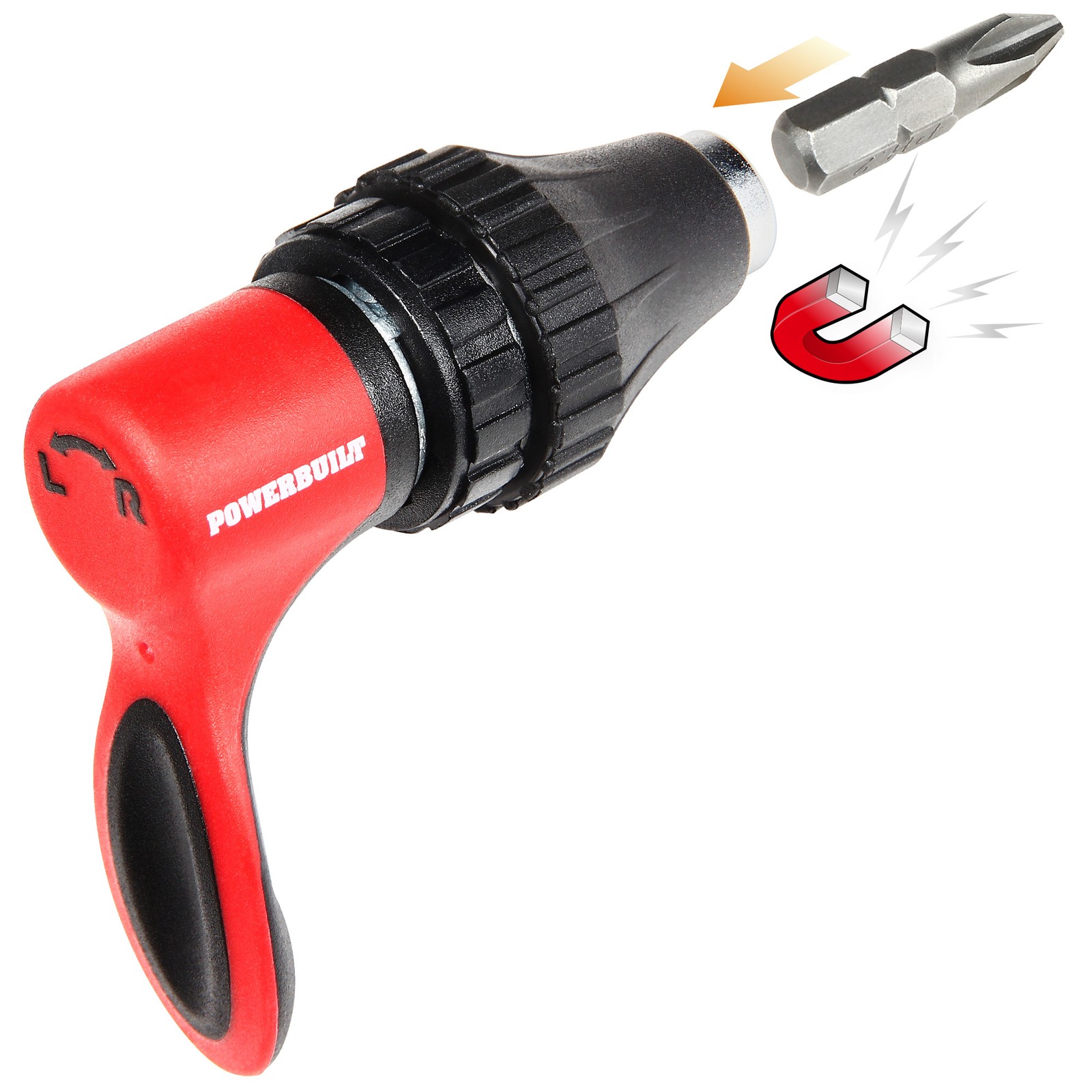 Powerbuilt L-Type Mini Ratcheting Bit Driver - 941487
