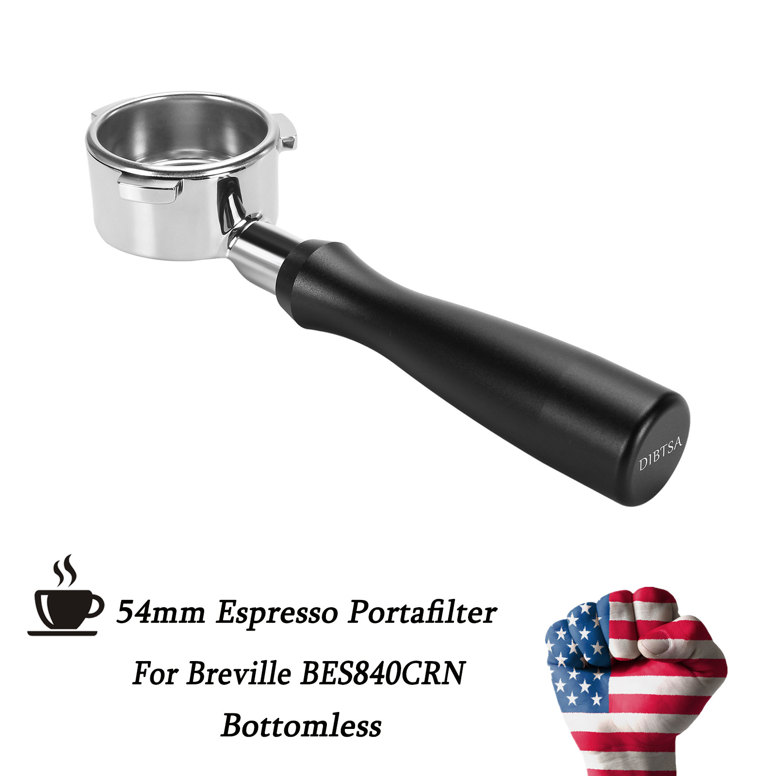 54mm Coffee Bottomless Portafilter For Breville BES890 Fresca BES860 BES870XL
