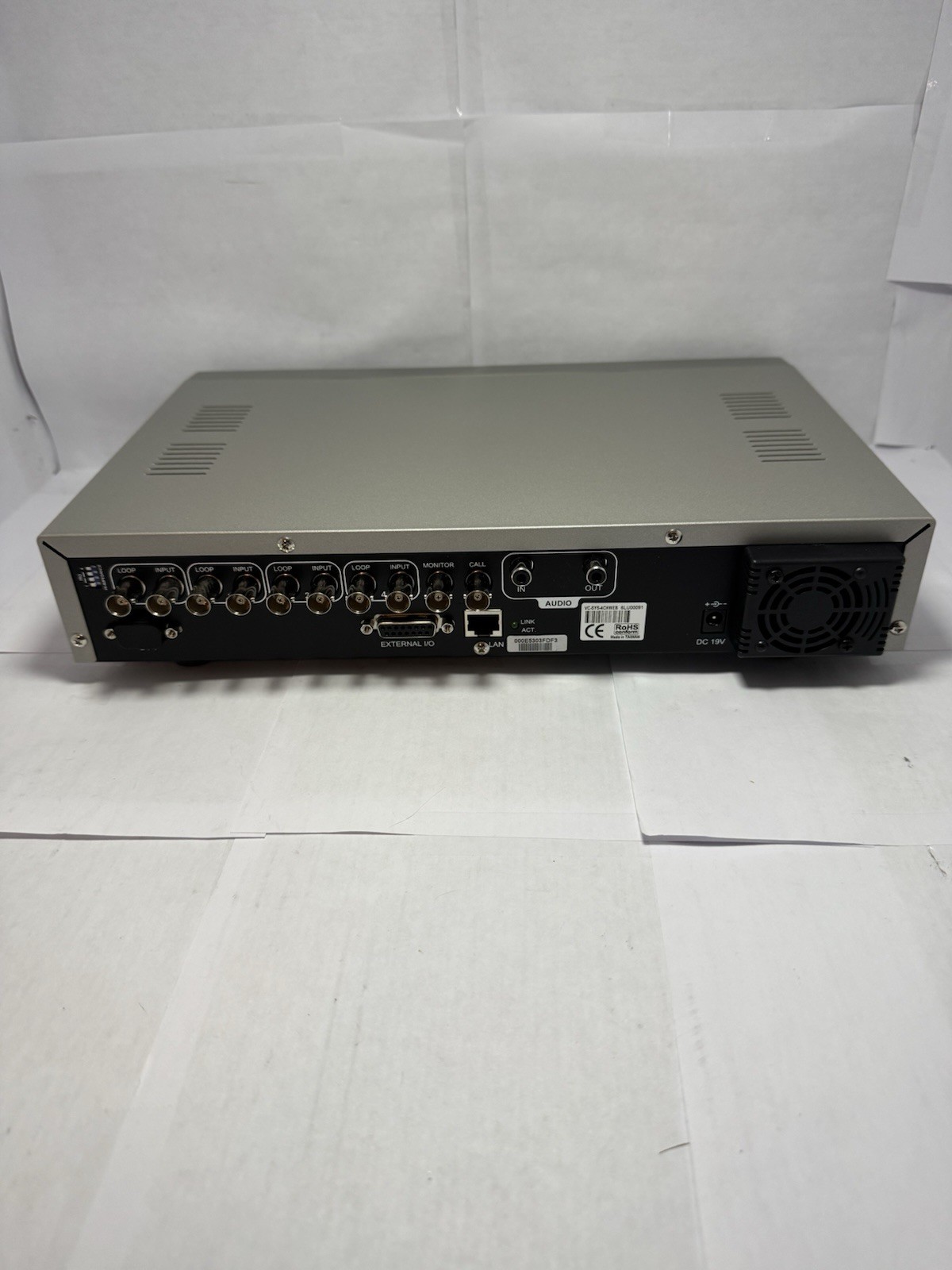 4CH MPEG-4 DVR 4 Channel Security Surveillance Recorder Open Box Complete