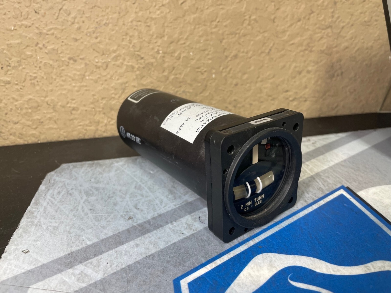 Turn & Slip Indicator 101-380031-11 Removed Working