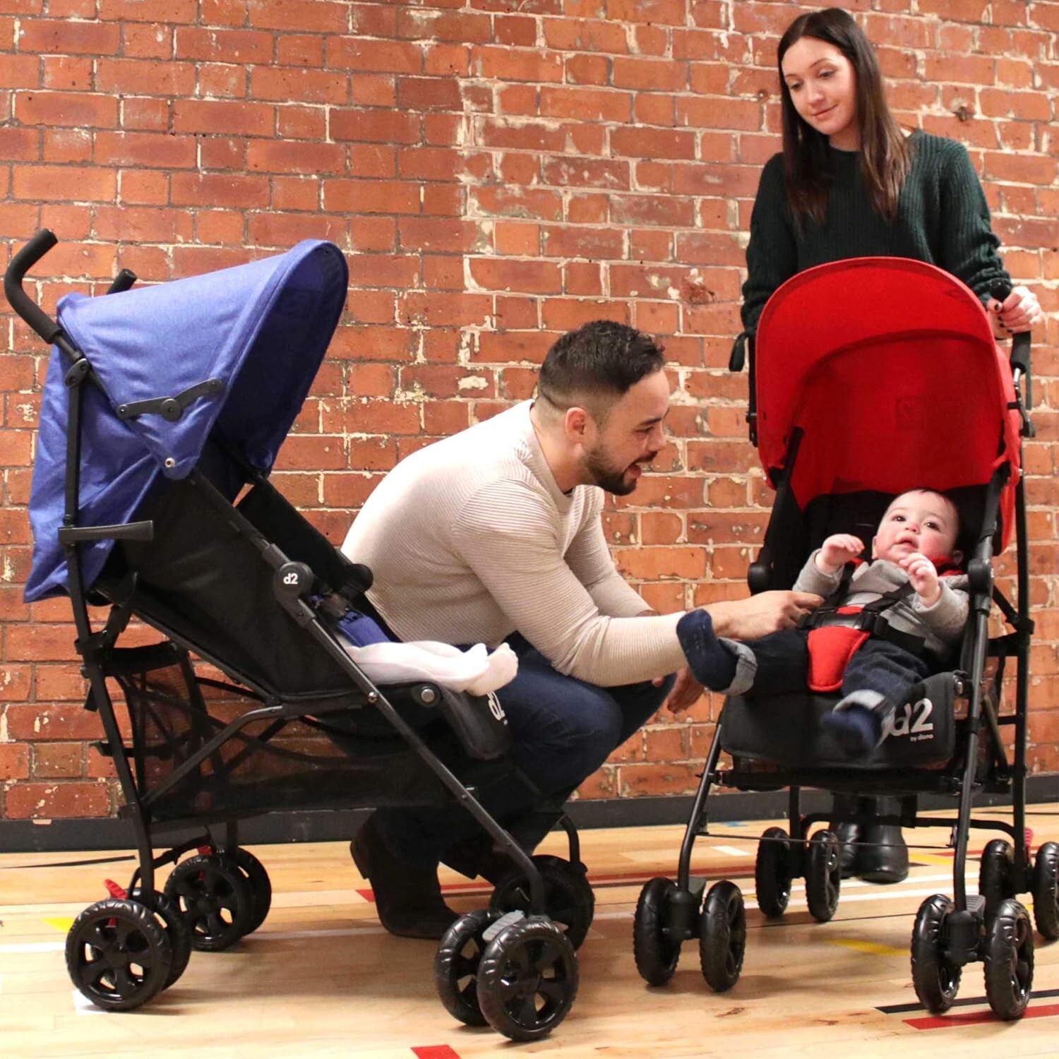 Diono Two2Go Lightweight Stroller, Red (1-Pack) This is for 1 stroller in Red