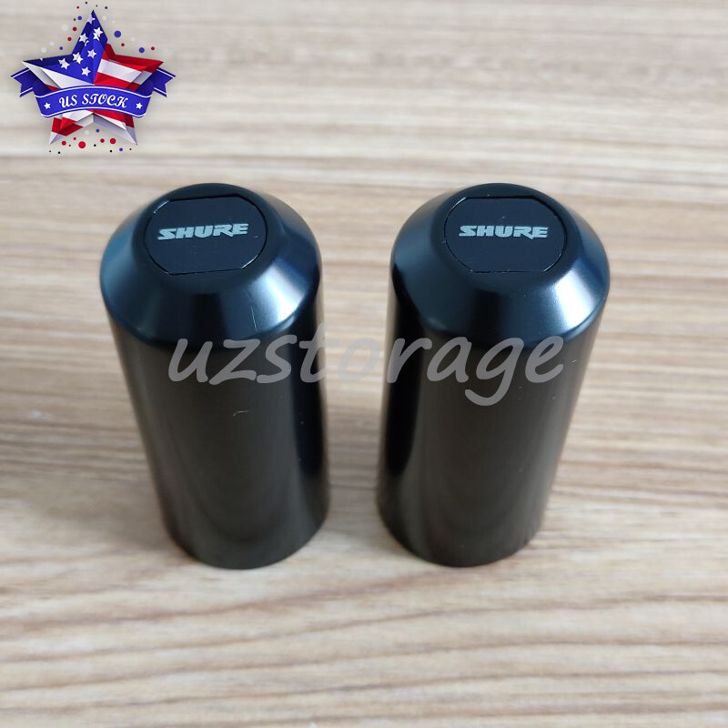 2Pcs Microphones Battery Cover For PGX24 SLX24 PG58 SM58 BETA58 Wireless Black