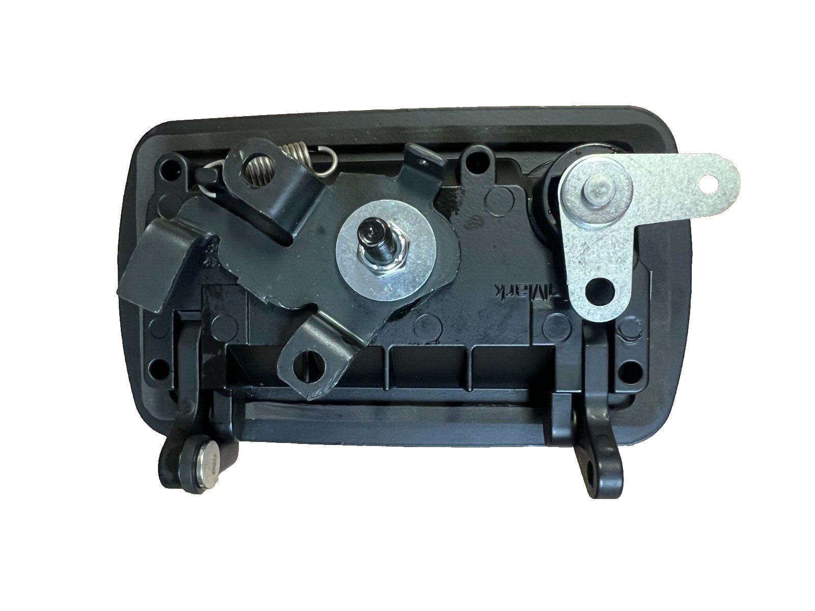 TriMark RV Door Lock 23738-01 Black Paddle Handle 2 Keys Utility Vehicles Van CN