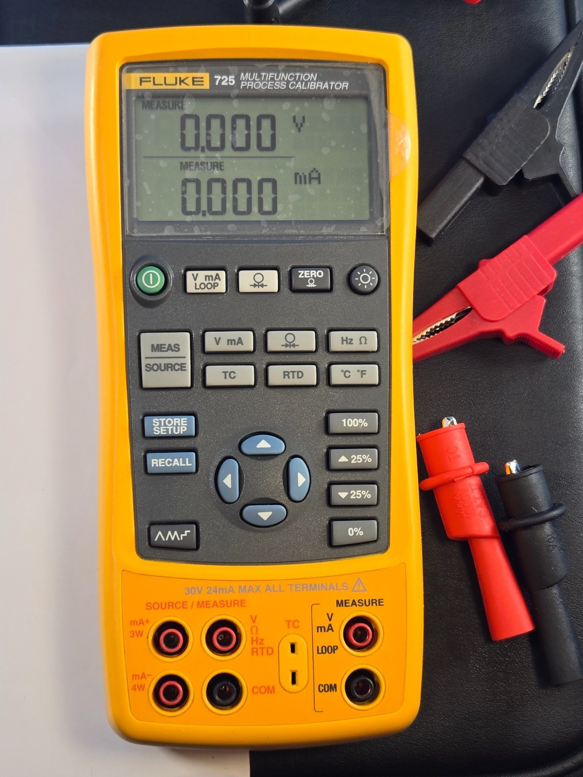 Fluke 725 Multifunction Process Calibrator Meter - Calibrated June 2-26 w Data +