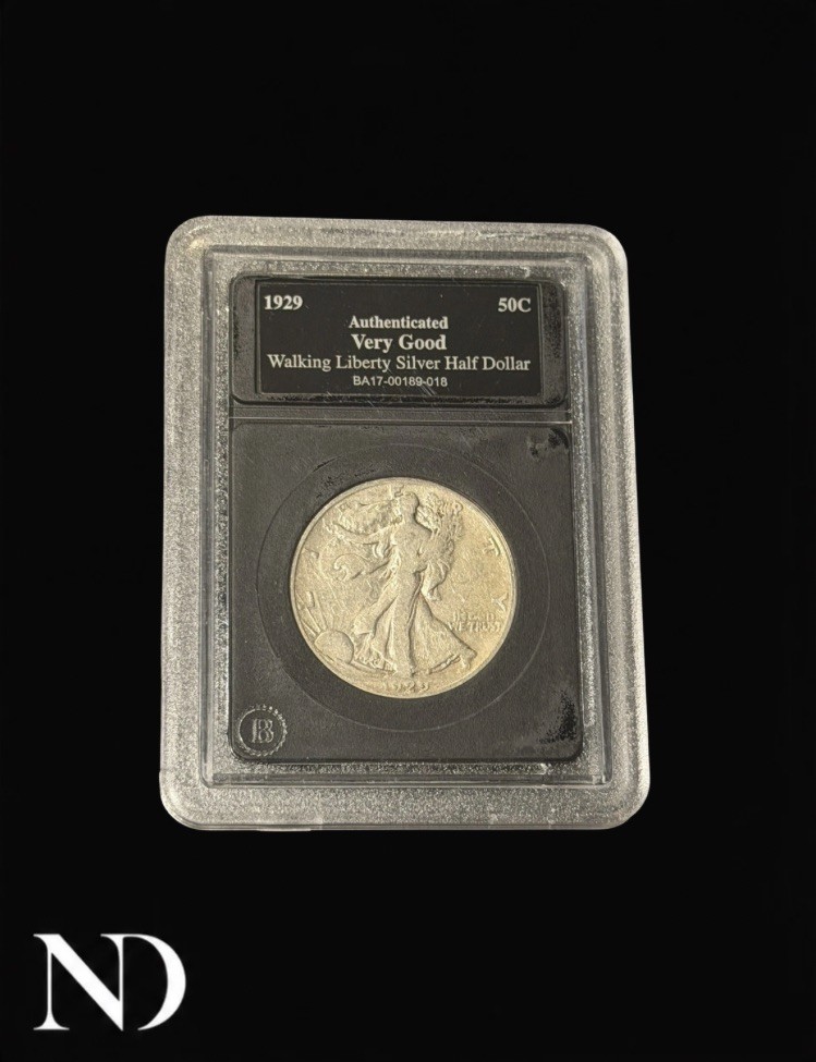 1929-S Walking Liberty Half Dollar VG Slabbed 🔥Better Date🔥 90% Silver