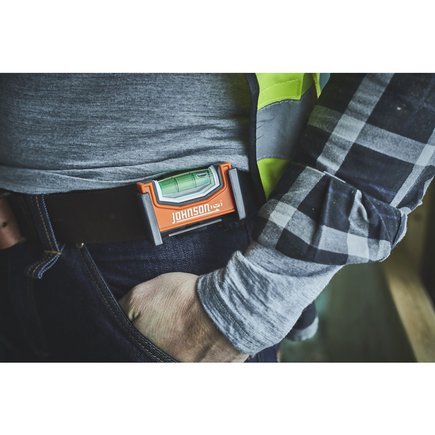 Johnson Level 1721p Magnetic Pocket Level