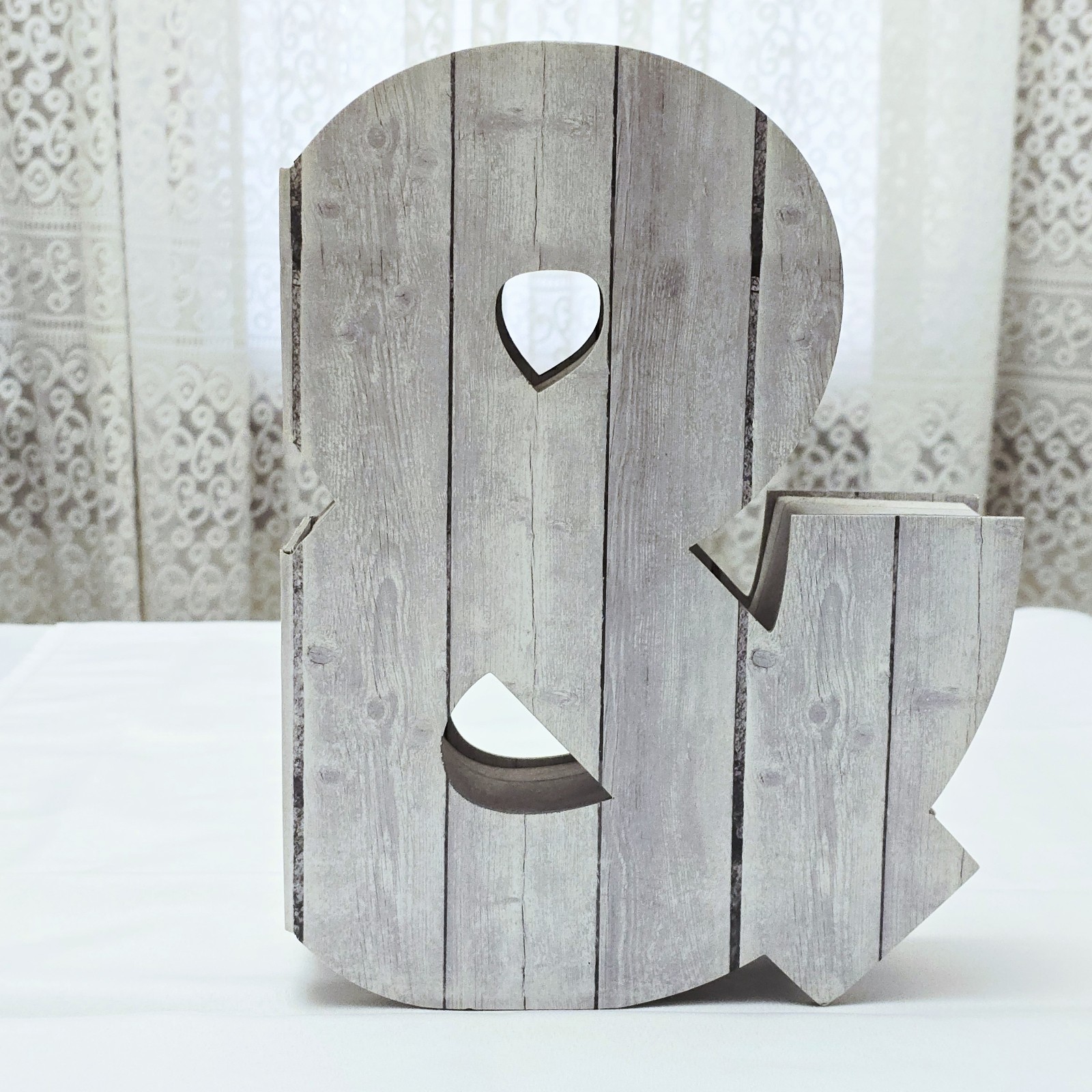 Ampersand & Symbol Secret Hidden Storage Box Farmhouse Table Shelf Home Decor