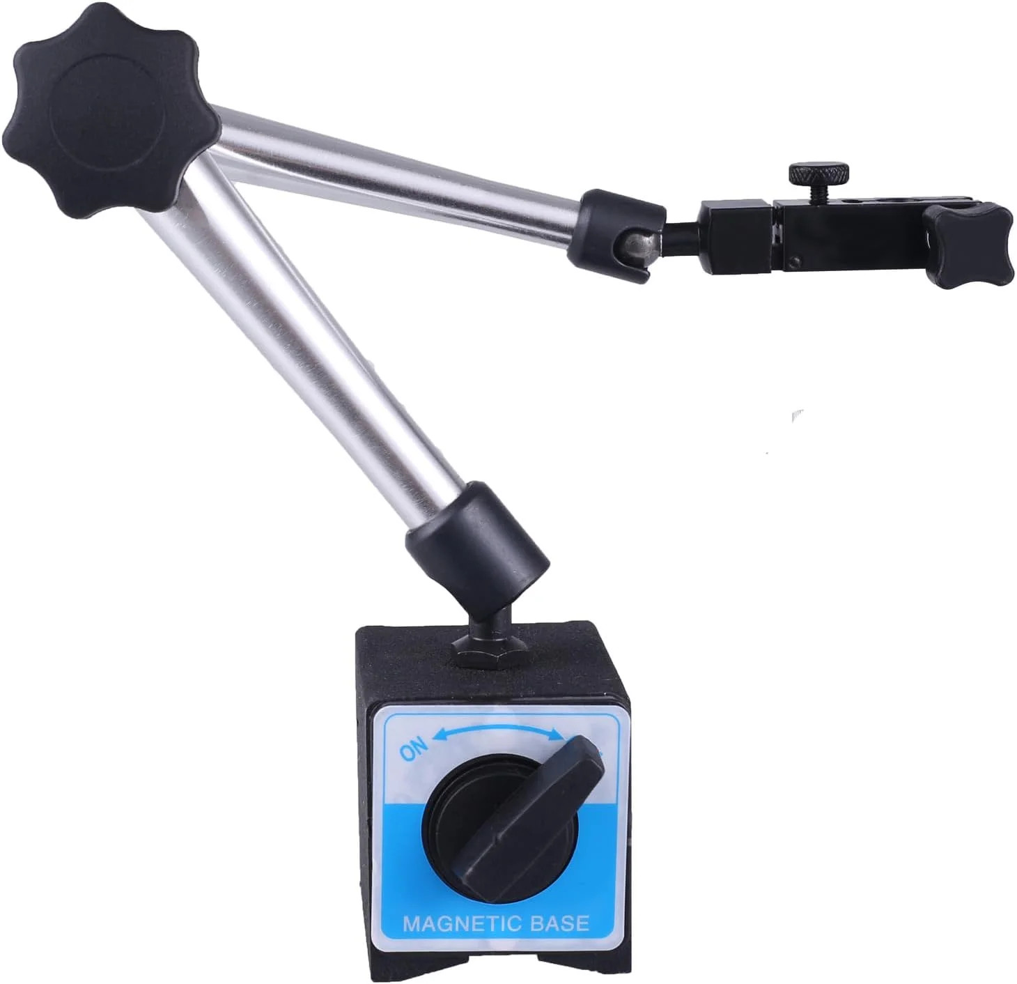 Magnetic Base Stand for Digital Dial Indicator, Three Segment, Industrial Streng