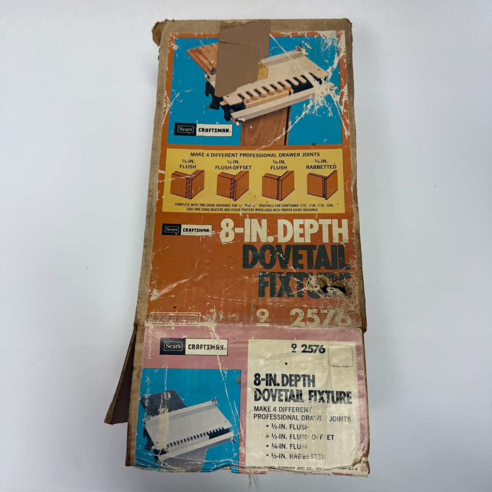 Sears Craftsman Dovetail Fixture 8in Depth 92576 Vintage Woodworking Tool
