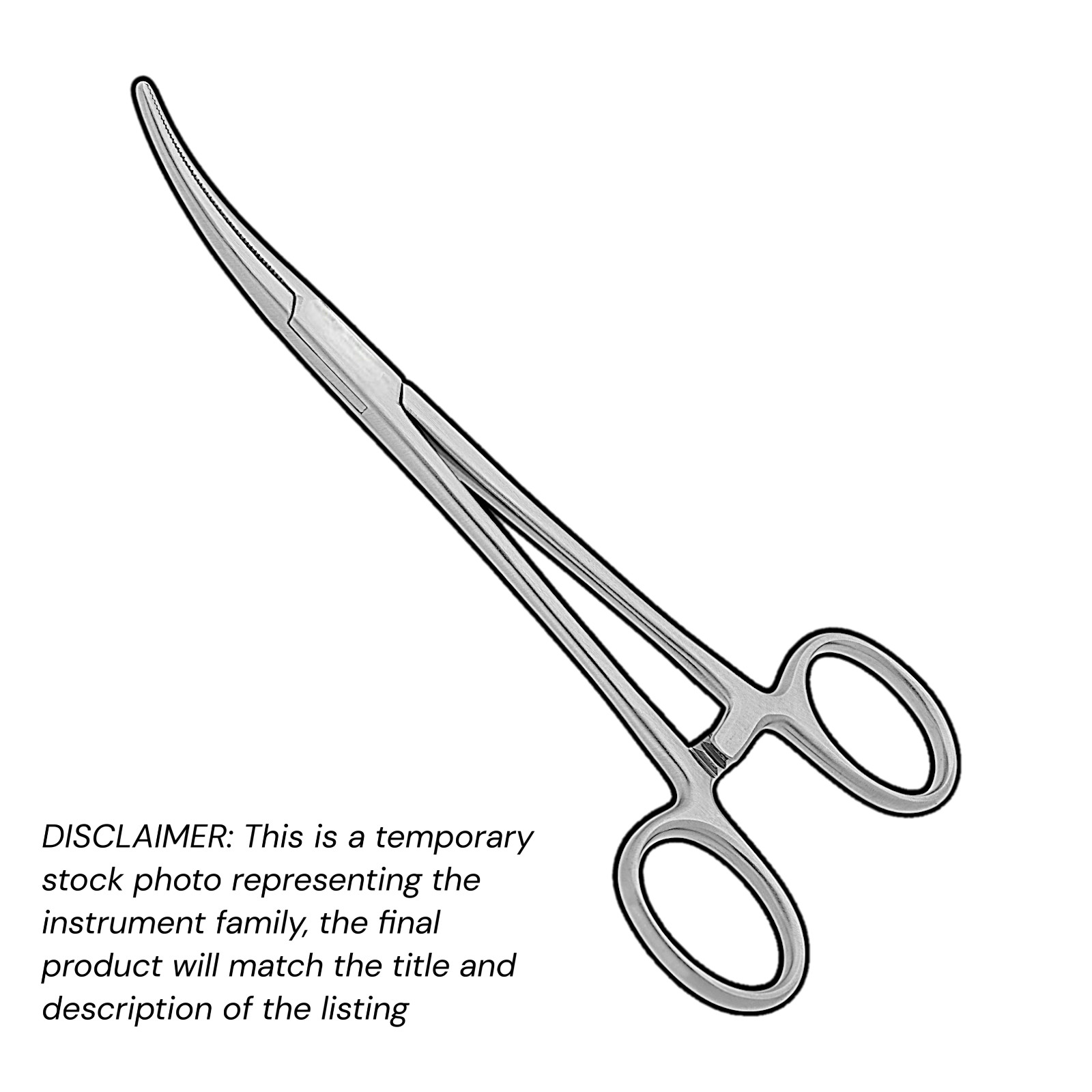 2 pcs Crile Hemostatic Forceps 7" Curved Brushed Stainless XPRS OR Grade