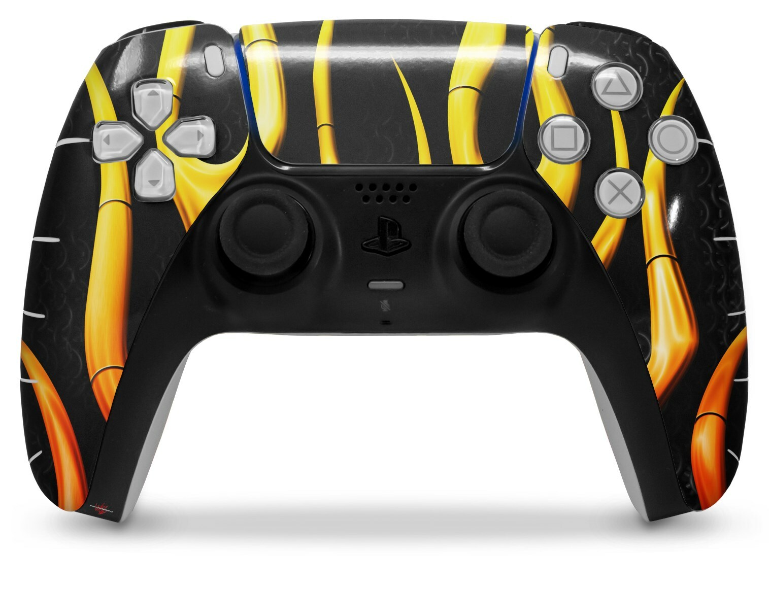 Skin Sony PS5 Controller Metal Flames