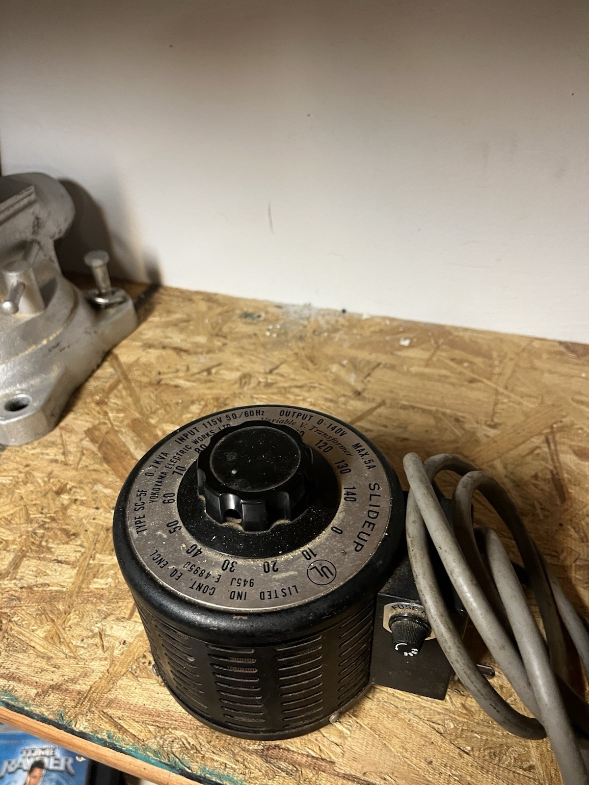 vtg variable transformer made in Japan five amp slideup