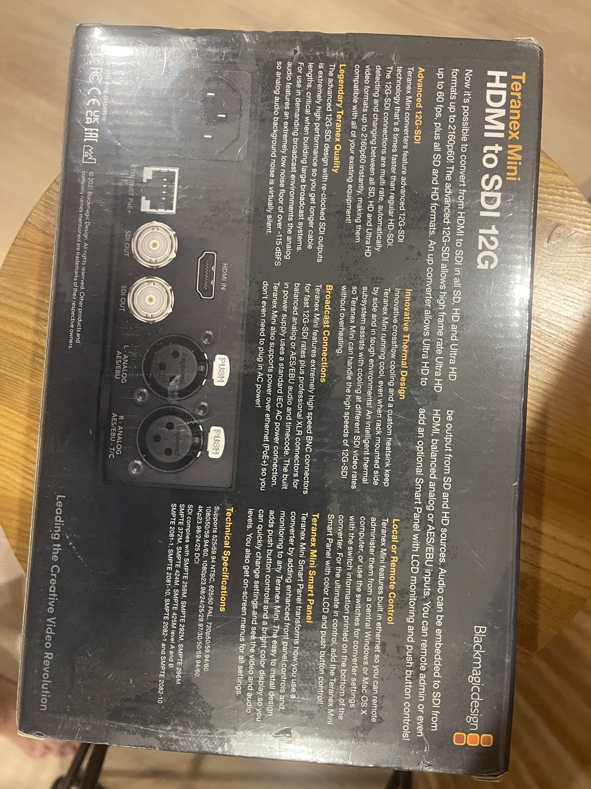 Blackmagic Design Teranex Mini HDMI to SDI 12G Converter