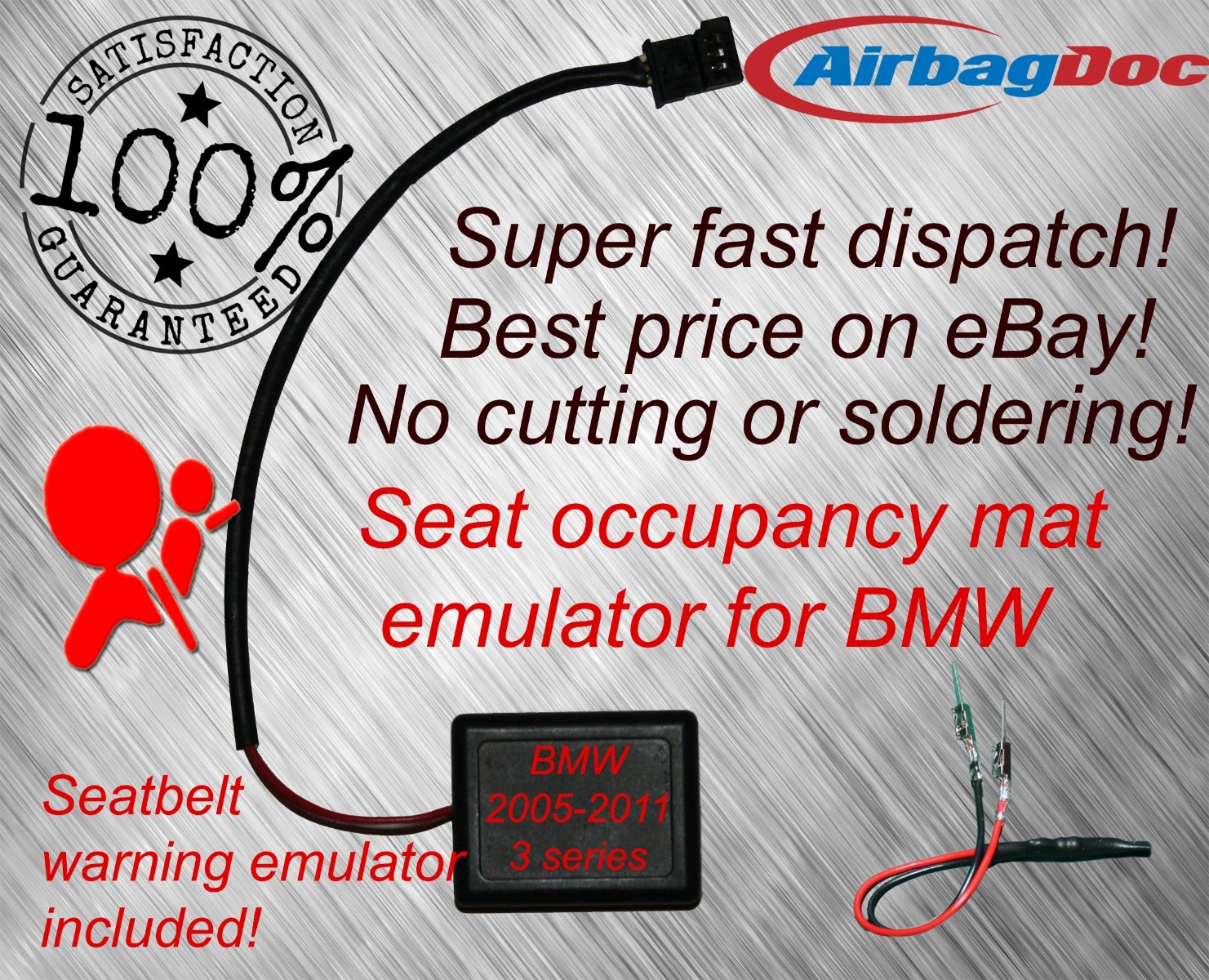 Emulator For BMW 5 Series E60E61 M5 Passenger Seat Occupancy Mat Bypass Sensor