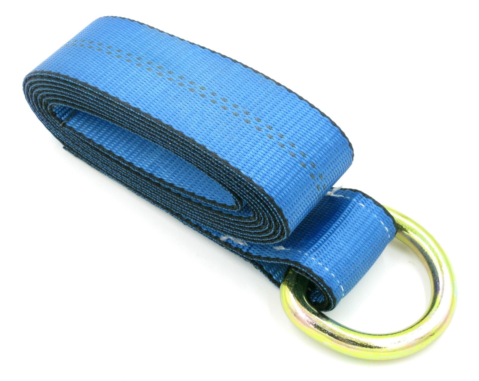 2x 8' Lasso Straps Car Hauler Tow Truck Tow Dolly Tire Wheel Tie Down Strap BLUE