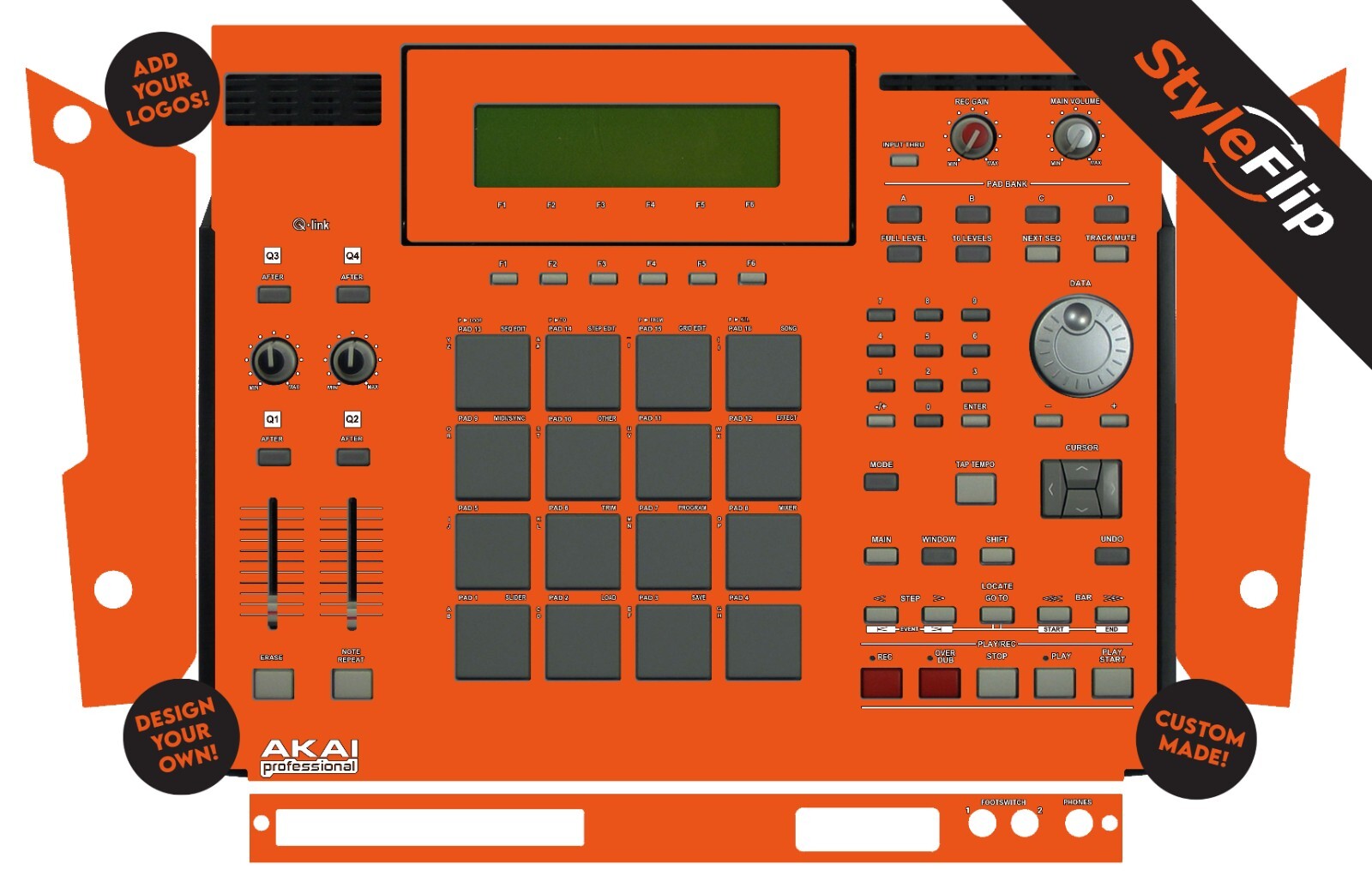 Akai MPC 2500 | Custom Design | Protective Decal | StyleFlip Skins