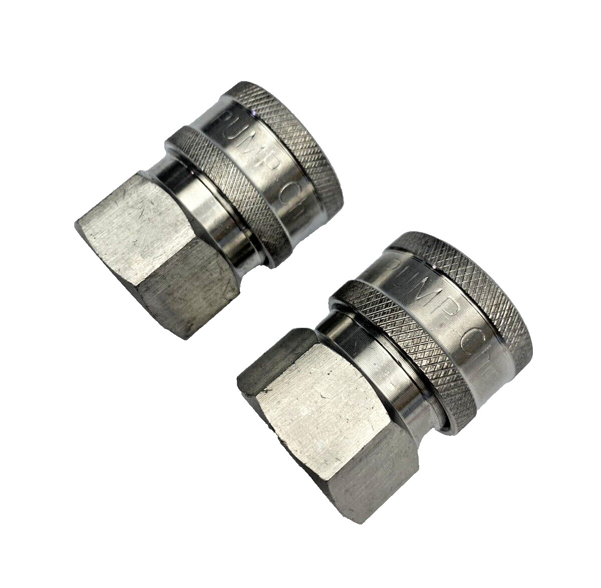 Lot Of 2, W04-33235-A General Pump, 3/8″Fx3/8″FPT Quick Connect Socket, S.Steel