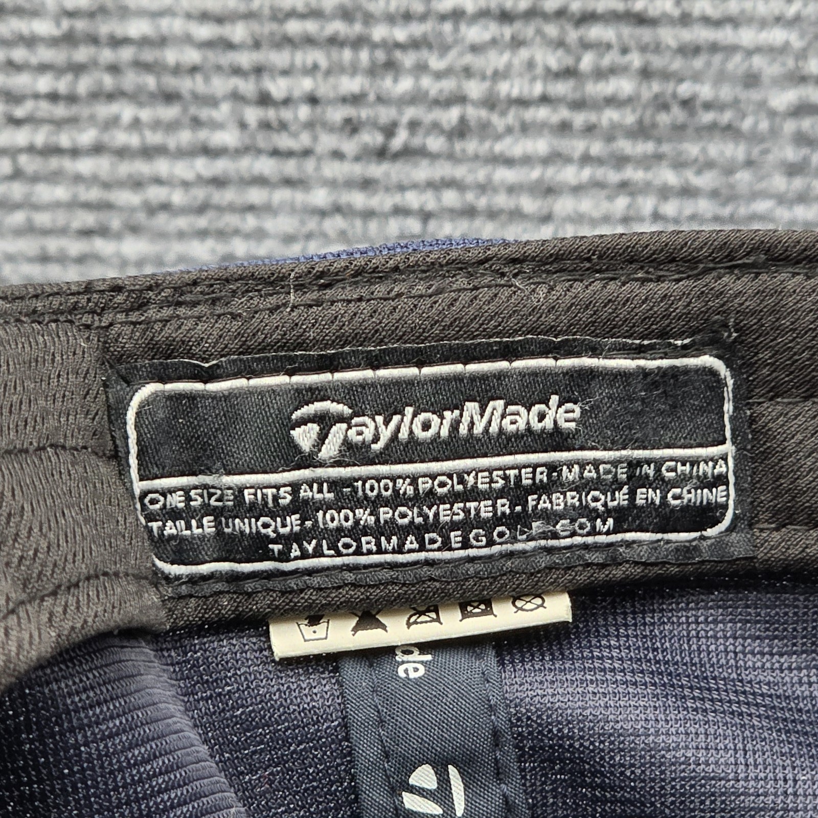 TaylorMade Golf Hat Cap Strap Back One Size Blue Golf Golfer Mens
