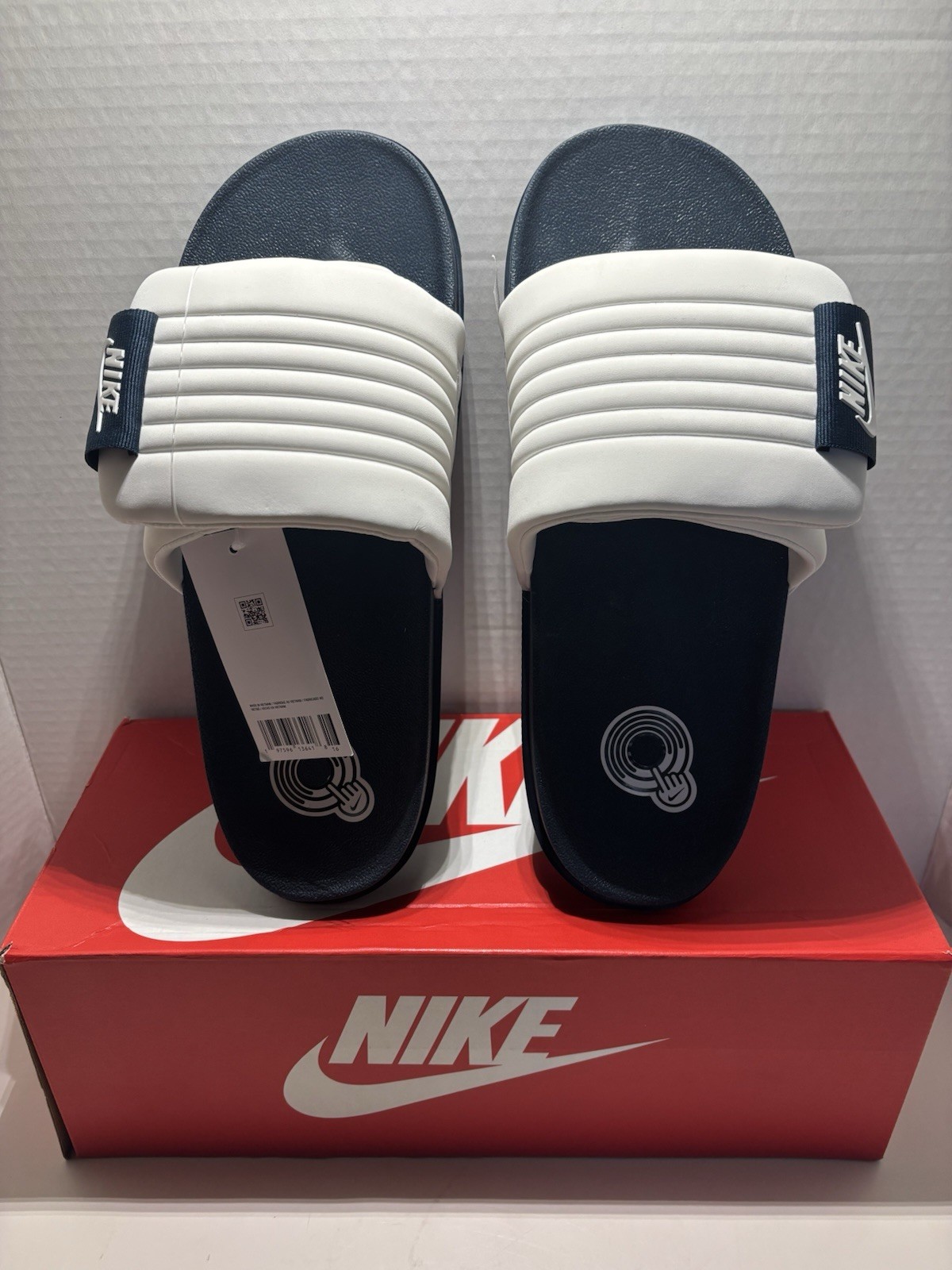 Nike Offcourt Adjust Slide Mens Sandal Summit White/Summit White DQ9624 100