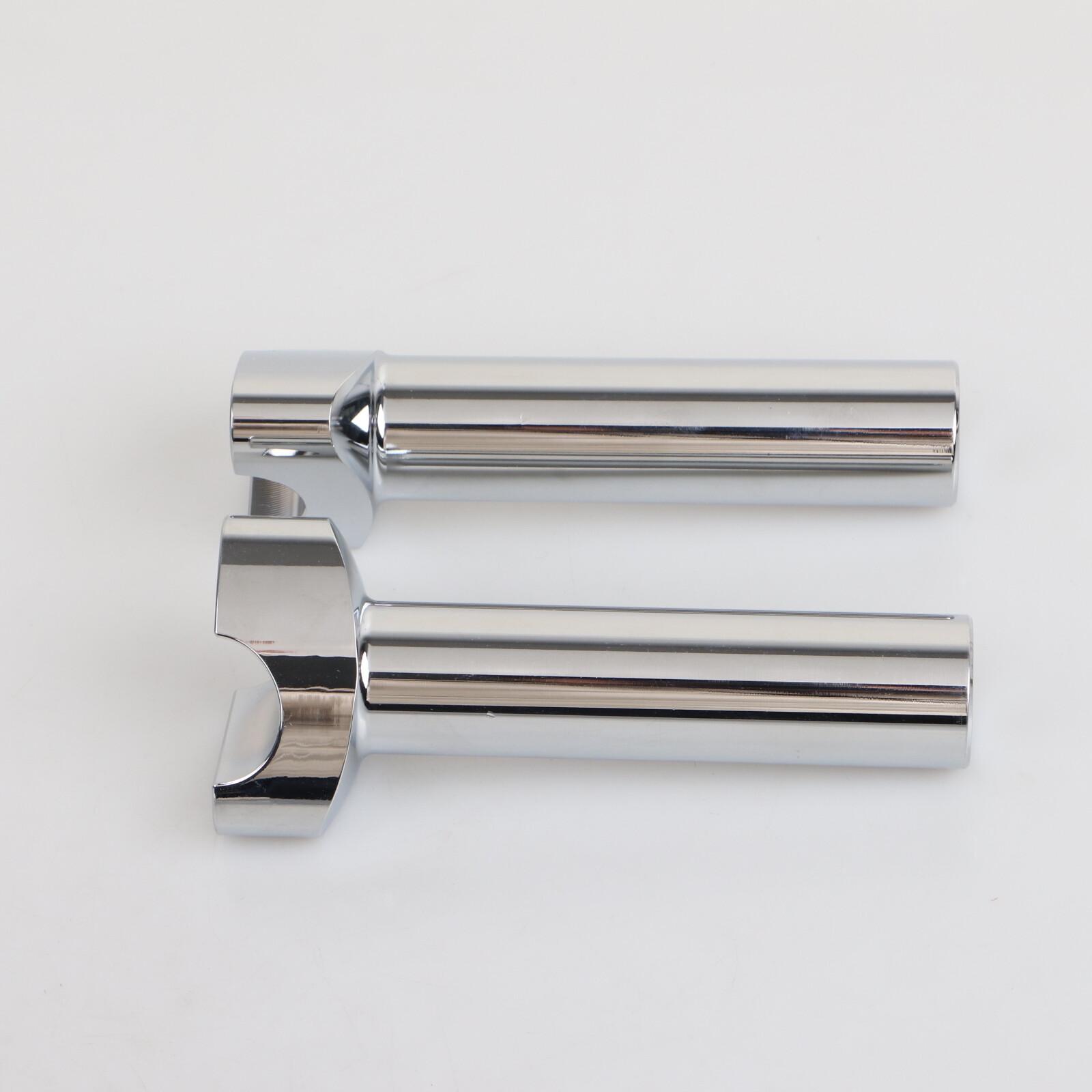 Chrome 5.5"Straight Risers 1" Handlebars For Harley Dyna Softail Road King Glide